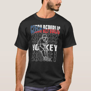 Tschechische Republik Eishockeyfans  Tschechische  T-Shirt