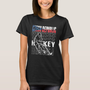 Tschechische Republik Eishockeyfans  Tschechische  T-Shirt