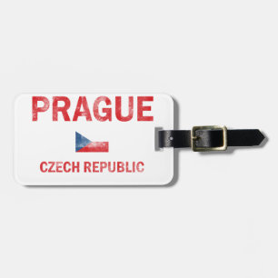 Tschechische Republik-Entwürfe Prags Gepäckanhänger
