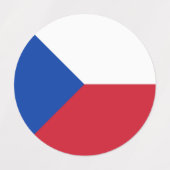 Tschechische Republik Etiketten (Design 2)