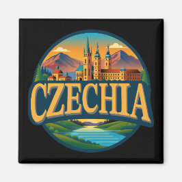 Tschechische Republik Europa Magnet