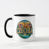 Tschechische Republik Europa Tasse (Links)