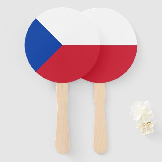 Tschechische Republik Fächer (Vorne und Hinten)