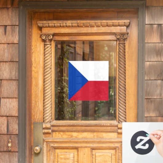 Tschechische Republik Fensteraufkleber (Haustür)