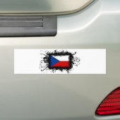 Tschechische Republik-Flagge Autoaufkleber (Auf Auto)