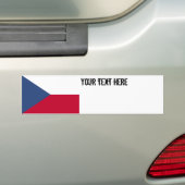 Tschechische Republik-Flagge Autoaufkleber (Auf Auto)