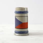 Tschechische Republik-Flagge Bierglas (Mittel)
