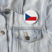 Tschechische Republik-Flagge Button (Beispiel)