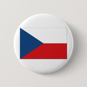 Tschechische Republik-Flagge Button
