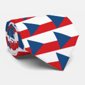 Tschechische Republik-Flagge CZ Krawatte (Gerollt)