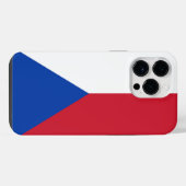 Tschechische Republik Flagge iPhone Hülle (Rückseite (Horizontal))