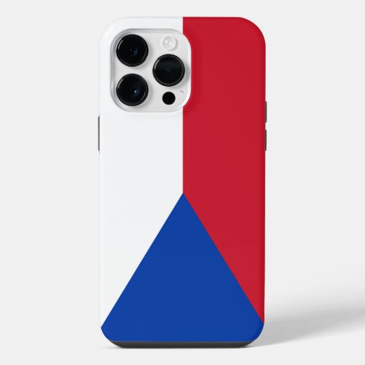 Tschechische Republik Flagge iPhone Hülle (Rückseite)