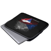Tschechische Republik Flagge Laptopschutzhülle (Vorne Knopf)