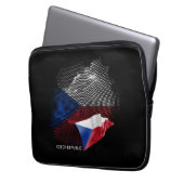 Tschechische Republik Flagge Laptopschutzhülle (Vorderseite Links)