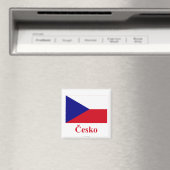 Tschechische Republik Flagge mit Name Magnet (In Situ (Geschirrspüler))
