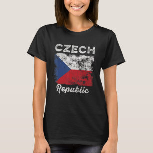 Tschechische Republik Flagge Not leidende Männer F T-Shirt