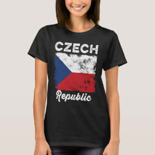 Tschechische Republik Flagge Not leidende Männer F T-Shirt