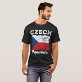 Tschechische Republik Flagge Not leidende Männer F T-Shirt (Vorne ganz)