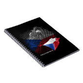 Tschechische Republik Flagge Notizblock (Rechte Seite)