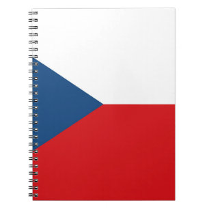 Tschechische Republik Flagge Notizblock