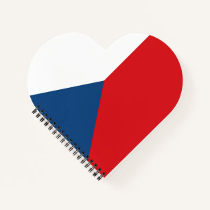 Tschechische Republik Flagge Notizblock
