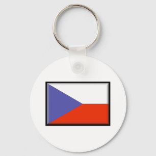 Tschechische Republik-Flagge Schlüsselanhänger