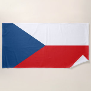 Tschechische Republik Flagge Strandtuch