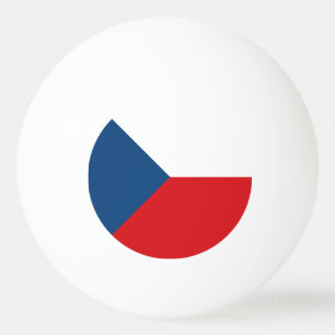 Tschechische Republik-Flagge Tischtennisball