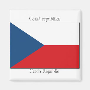 Tschechische Republik-Flaggen-Magnet Magnet