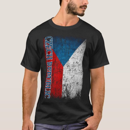 Tschechische Republik Flaggengeschenk Frauen Männe T-Shirt (Vorderseite)