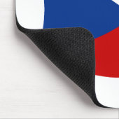 Tschechische Republik Flaggenmousepad Mousepad (Ecke)