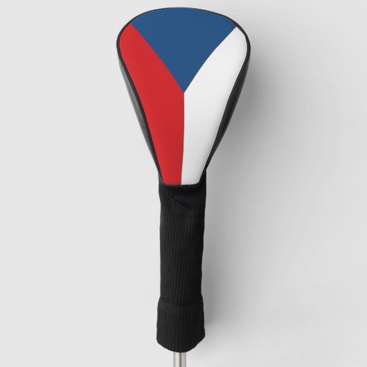 Tschechische Republik Flaggenstaat Tschechische Re Golf Headcover (Vorderseite)