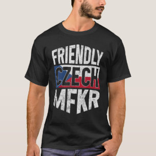 Tschechische Republik Flaggenstaaten - Tschechen - T-Shirt
