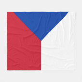 Tschechische Republik Fleecedecke (Vorderseite (Horizontal))