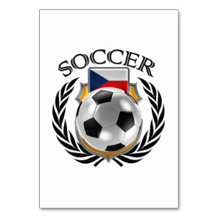 Tschechische Republik Fußball 2016 Fangerät Tischnummer
