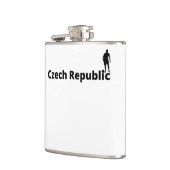 Tschechische Republik Fußball Flachmann (Links)