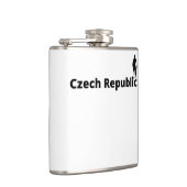 Tschechische Republik Fußball Flachmann (Rechts)