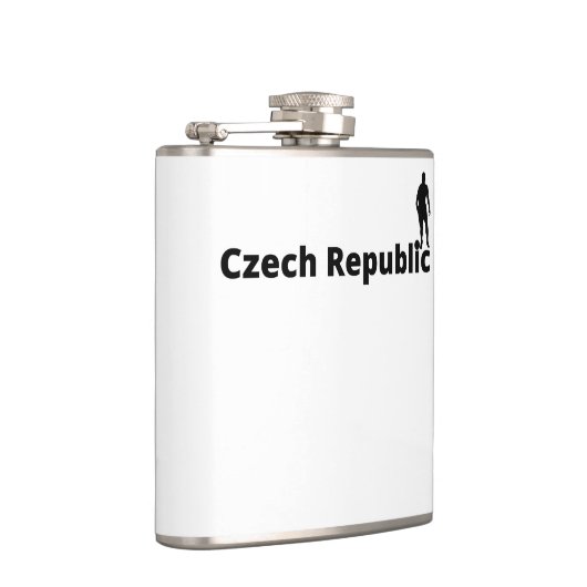 Tschechische Republik Fußball Flachmann (Rechts)