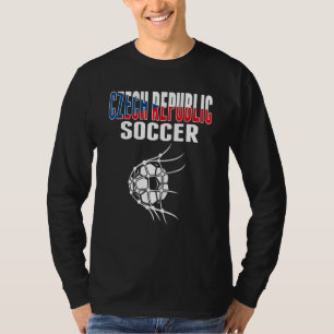 Tschechische Republik Fußball Im Netz Tschechische T-Shirt