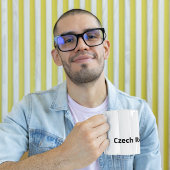 Tschechische Republik Fußball Kaffeetasse
