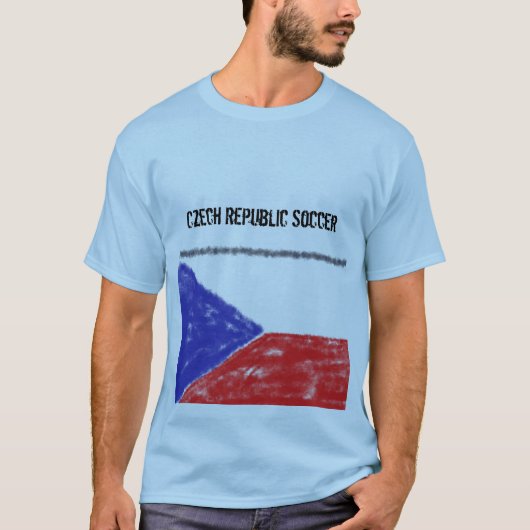 Tschechische Republik-Fußball-Shirt T-Shirt (Vorderseite)