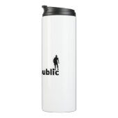 Tschechische Republik Fußball Thermosbecher (Nach rechts gedreht)