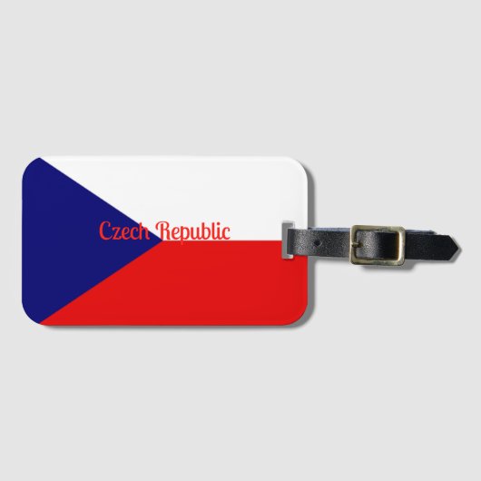 Tschechische Republik Gepäckanhänger (Vorderseite (Horizontal))