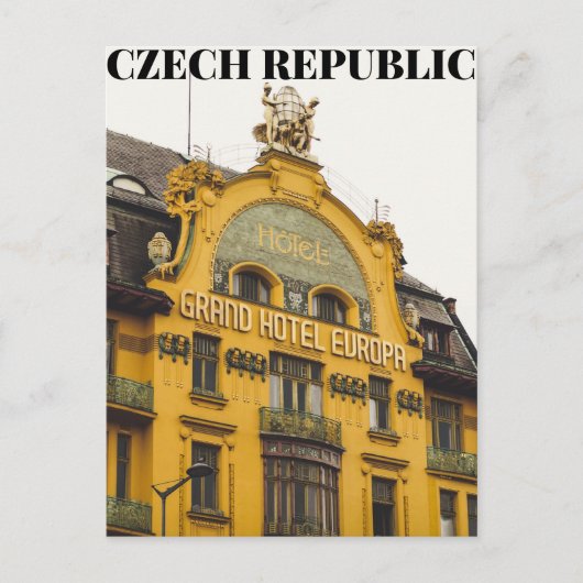 Tschechische Republik Grand Hotel Europa Postkarte (Vorderseite)