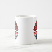 Tschechische Republik Kanada Tree Roots Kaffeetasse (Mittel)
