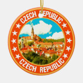 Tschechische Republik Keramik Ornament (Vorne)