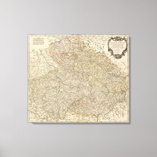 Tschechische Republik Leinwanddruck (Vorderseite)