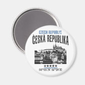 Tschechische Republik Magnet (Vorderseite/Rückseite)