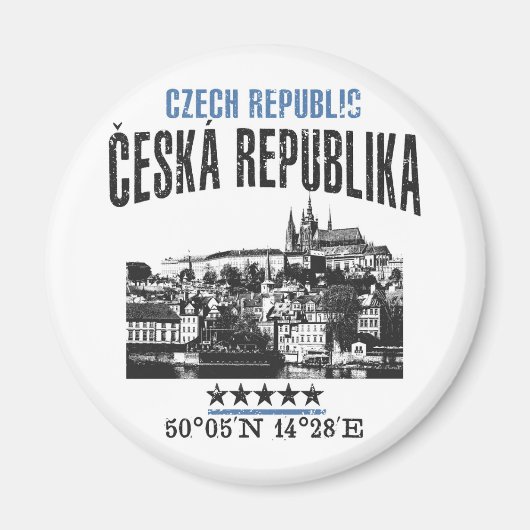 Tschechische Republik Magnet (Vorne)