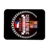 Tschechische Republik Magnet (Horizontal)